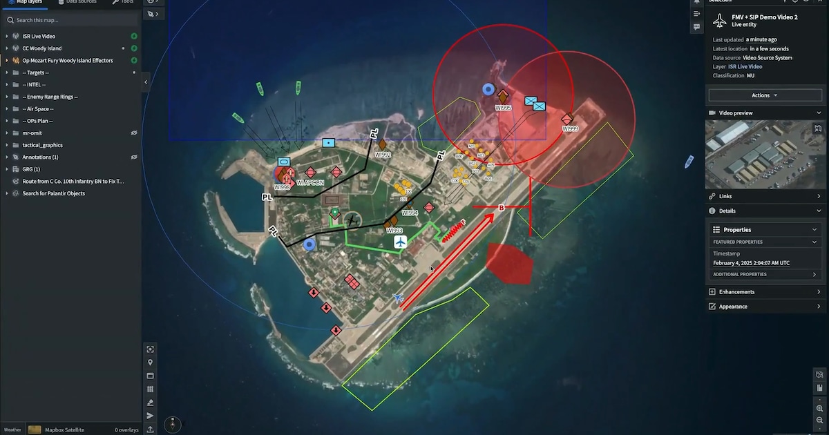 Pentagon will identify future targets with Palantir software