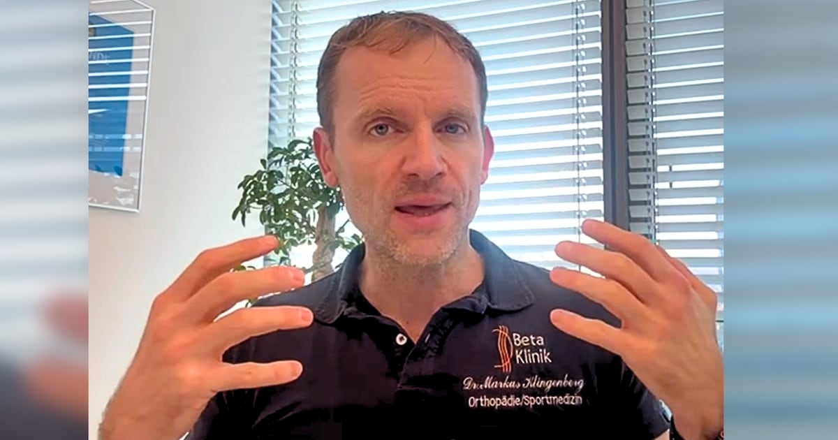 Orthopedist explains how to relieve tension instead