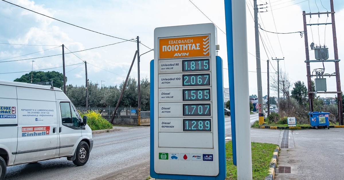 Greece looks stunned at German gasoline prices: “It’s like here at the beginning of the Ukraine war”