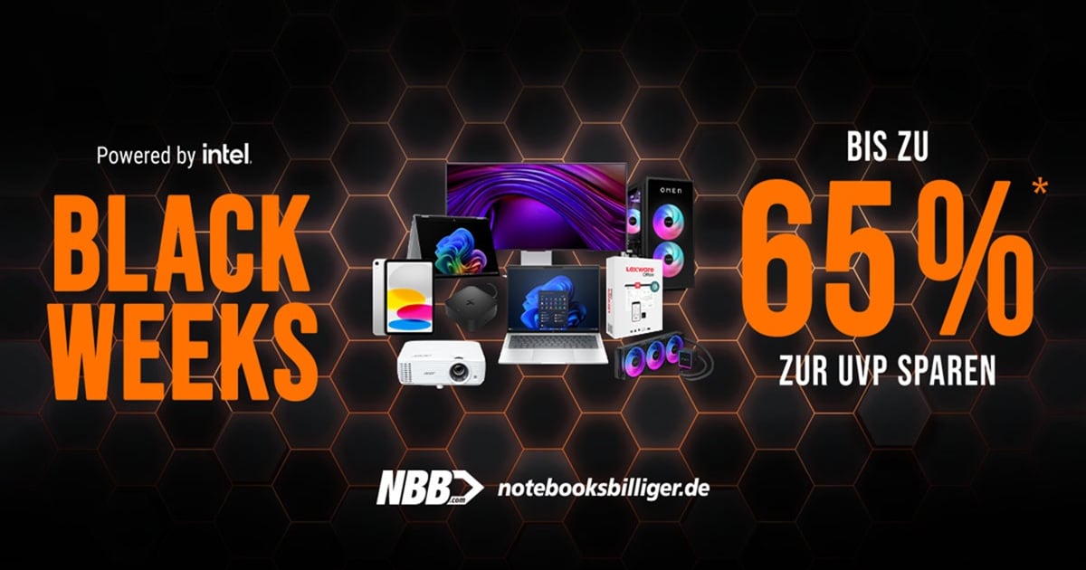 Black Weeks Spring: notebooksbilliger.de reduces products by up to 65 percent