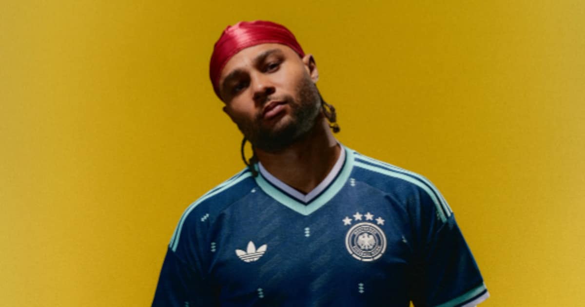 Presented at night: New Germany World Cup jersey in an unusual design