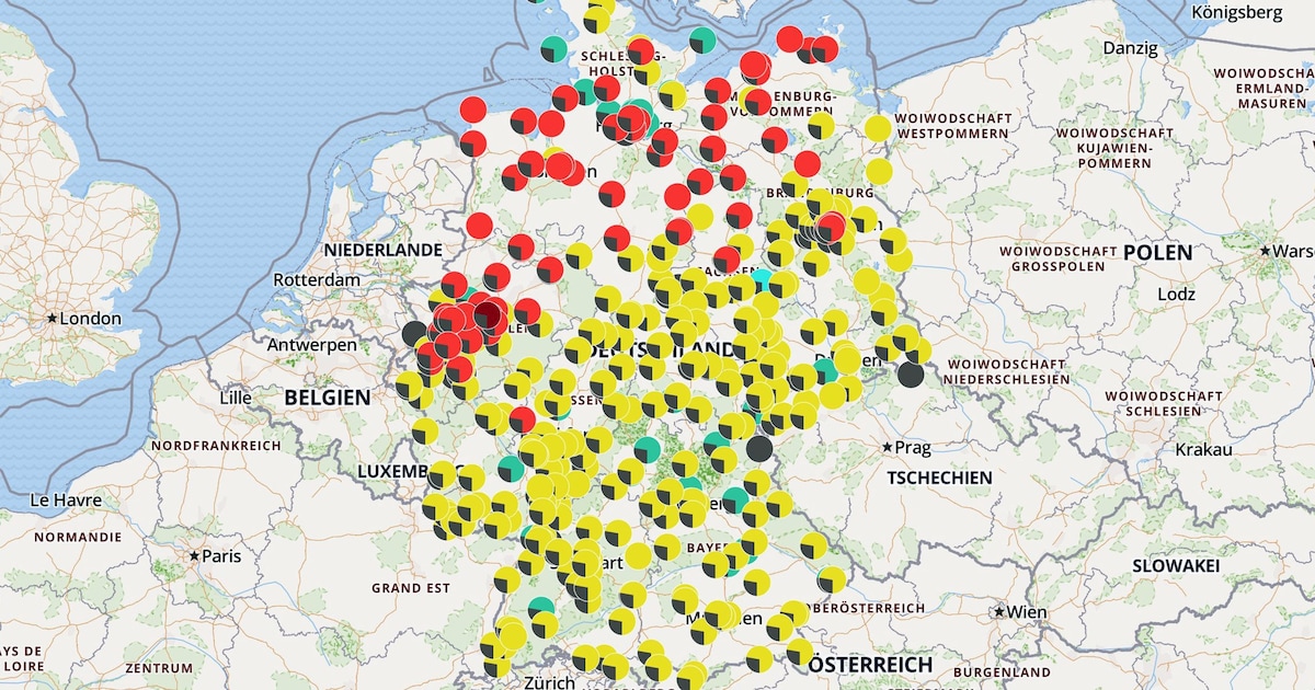 Inversion weather worsens air quality in Germany