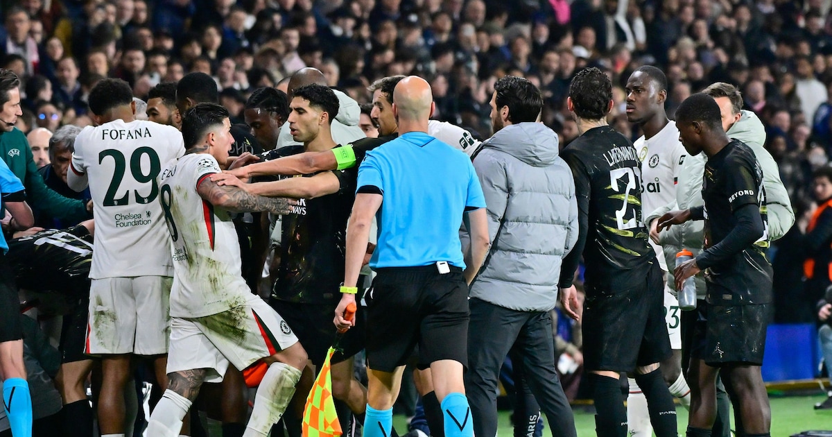 Huge trouble in Paris: Chelsea star throws Ballkind to the ground