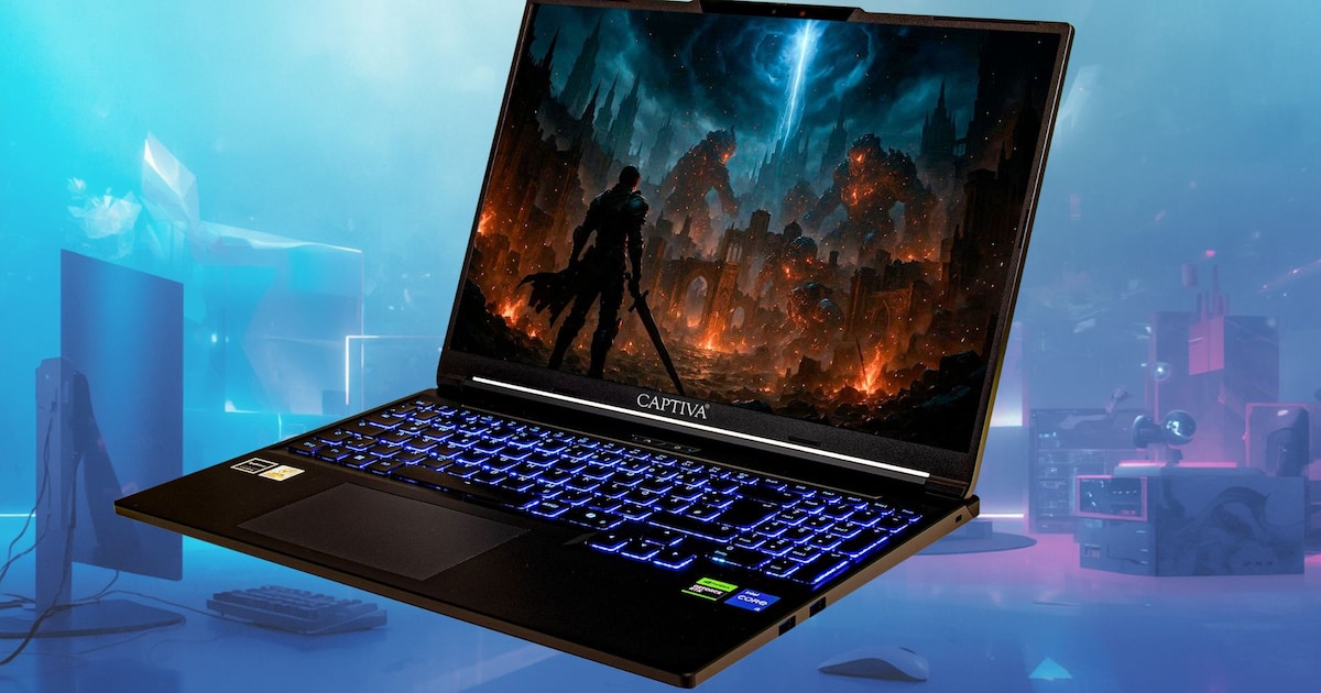 Captiva Gaming Laptop i7 & RTX 5070 now reduced