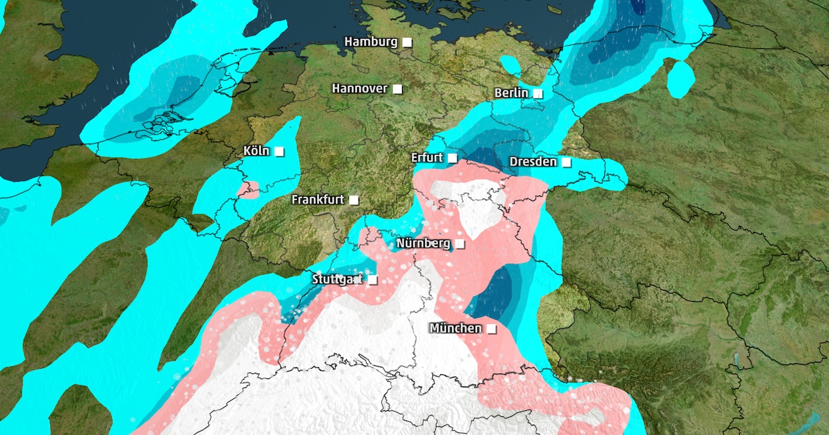 Onset of winter in spring: Up to 30 cm of snow possible