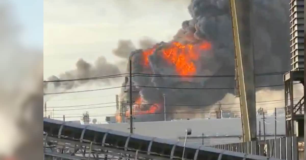 Diesel plant explodes in Texas – video shows fireball